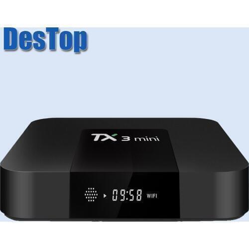 10PCS Tanix TX3 MINI Android 8.1 TV BOX Amlogic S905W Quad Core 1GB/2GB RAM 16GB Set Top Box 4K 2.4G WiFi Smart Media Player