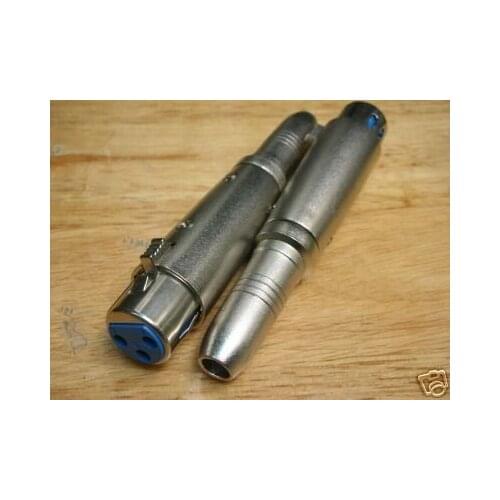 XLR Female 3-Pin to 1/4" 6.3mm Adapter Connector 2P