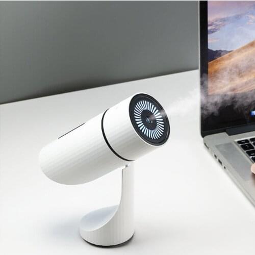 320ml USB Nano Mist Humidifier LED Color Light Atomization Fog With Holder