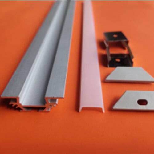 Free Shipping 1m/pcs Best sale recessed mounted aluminium led strip light channel profile
