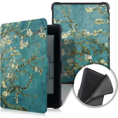 For Kindle Paperwhite Case Leather Tablet Smart Cover for Amazon Kindle Paperwhite 1/2/3 Painting Pouch with Auto Wake Up/Sleep