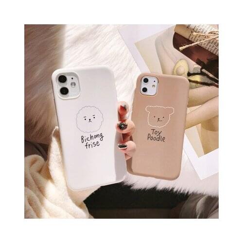 Phone case mobile shell for iphone11 XR XS 7/8/SE 2020 11pro Xs 7p/8plus X/Xs 12 12pro /max 12mini ins Couple cute New dog