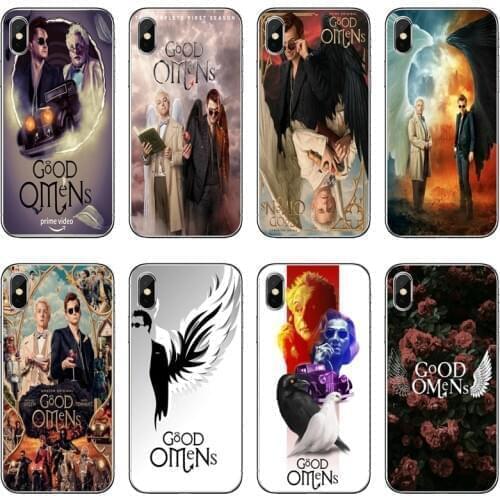 New TV Good Omens Accessories Phone Case For Xiaomi Mi 11 Note 10 10T 9 9T 8 Pro A2 Lite A3 A1 Poco F1 F2 M3 X3 NFC
