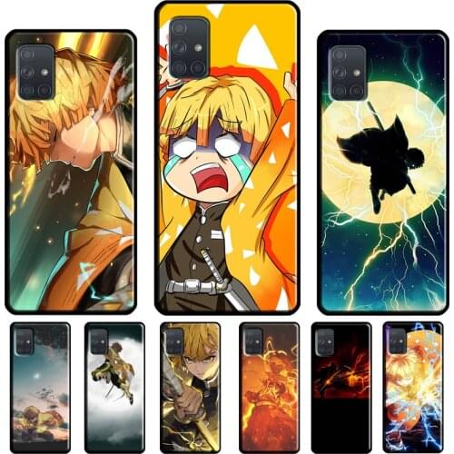 Zenitsu Agatsuma Demon Slayer For Samsung A12 A32 A42 A52 A72 A21S A20e A11 A31 A41 A51 A71 A10 A40 A50 A70 Phone Case