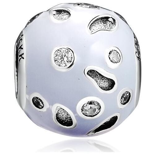 CKK Fits Pandora Bracelet Hollow Pave Charm For Jewelry Making Charms Sterling Silver 925 Original Bead Charm Kralen