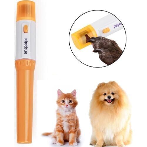 Electric Pet Nail Clipper Dog Cat Paw Nail Grinder Painless Cutter Automatic Portable Trimmer File Kit Grooming Tools For Pets