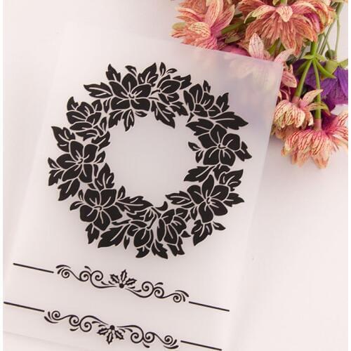 KLJUYP Flower Plastic Embossing Folders for DIY Scrapbooking Paper Craft/Card Making Decoration Supplies