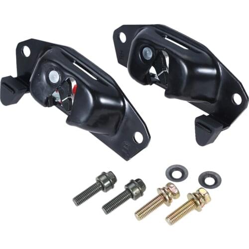 Left Right Tailgate Latch Lever Rear Gate Lock Latch w/ Striker Bolts for 1999-2007 Chevy Silverado GMC Sierra Cadillac Escalade