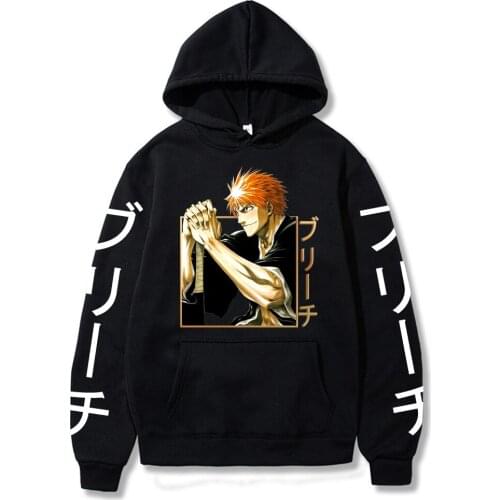 New Anime Bleach Sportswear Cool Hoodie Print Sweatshirt