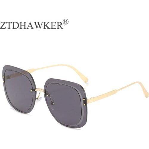2021 New Fashion Trend Box Sunglasses Womens Personality Meter Set Lenses Carved Groove Sexy Glasses UV400