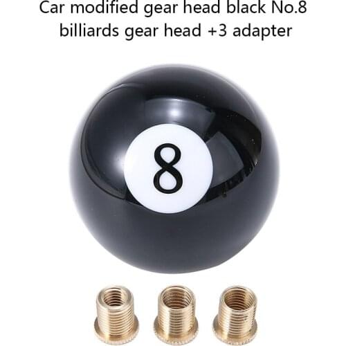 New Arrival 1 set Universal Car Auto Truck NO.8 Ball Gear Shifter Lever Handle Shift Knob for Car Interior Parts