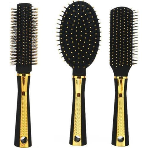 Professional Hair Comb Round Rolling Comb Spareribs Combs Gasbag Hairbrush Air Bag Anti Static Comb Massage Hair Styling Tool