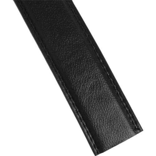 Y1UE Mens Faux Leather Automatic Business Belt Replacing Waistband Without Buckle