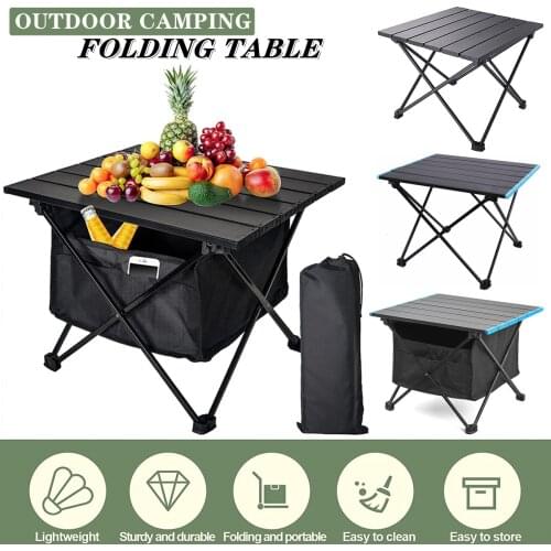 Outdoor Camping Folding Table Chair 8-Styles Aluminium Foldable Table for Camping Travel Picnic Folding Tables Computer Bed Desk