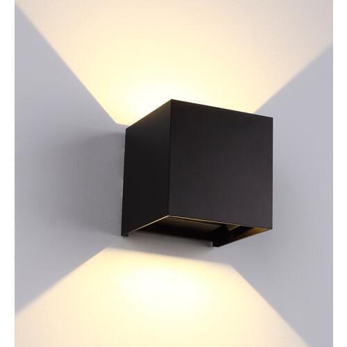 LED 6W IP65 Outdoor Waterproof Wall Light Adjustable Angle Garden Lights Indoor Bedroom Bedside Decoration Lighting Lamp