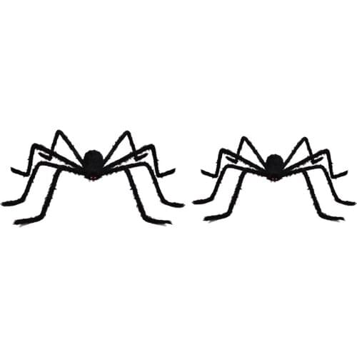 Halloween Spider Decorations Halloween Scary Giant Spider Set For Halloween Outdoor Lawn Garden Decoration House Prop