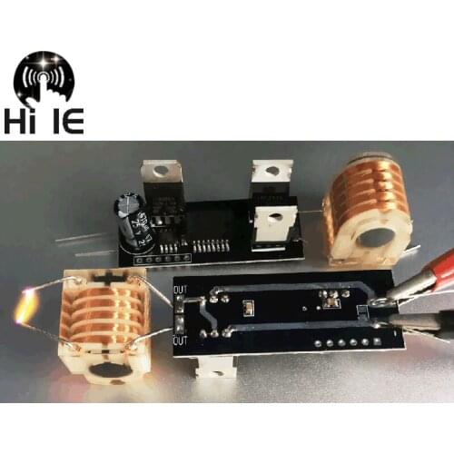 DC 24V to 20KV Lgniter High Voltage Module Boost Coil Generator Step-up Inverter Arc Igniter Coil Module High Frequency AC