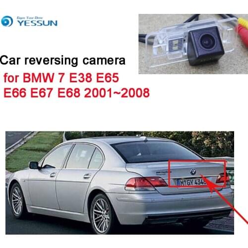 YESSUN Car Parking Rear View Camera for BMW 7 E38 E65 E66 E67 E68 2001~2008 CCD HD Night Vision Waterproof Backup Reverse CAM