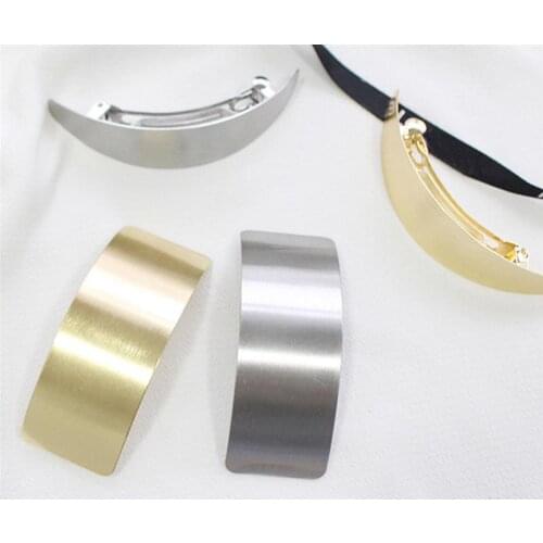 2020 Fashion Metal Moon Hair Clip Barrettes Hairpin Barrette Hair Claws Women Girls Trend Charm Geometric Hair Accessories