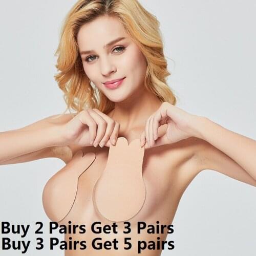 Women Sexy Backless Strapless Bra Adhesive Bra Reusable Underwear Invisible Bralette Silicone Bra Push Up Sticky brasserie