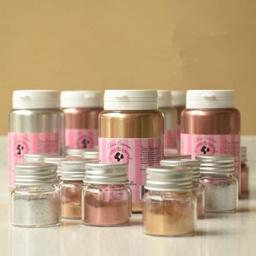 Gold powder, fondant cake, chocolate decoration silver powder, baking ingredients