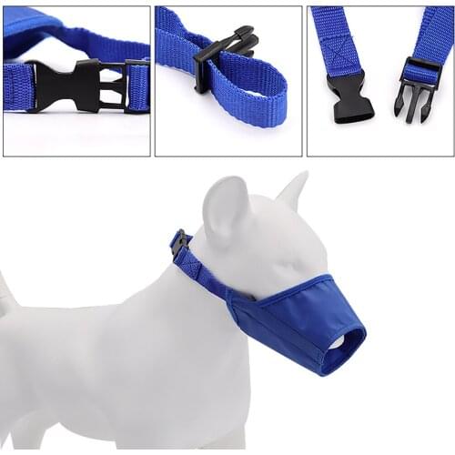 2pcs Pet Dog Adjustable Mask Mesh Breathable Muzzles Small Large Dog Mouth Muzzle Anti Bark Bite Chew 1PC Dog Training Products