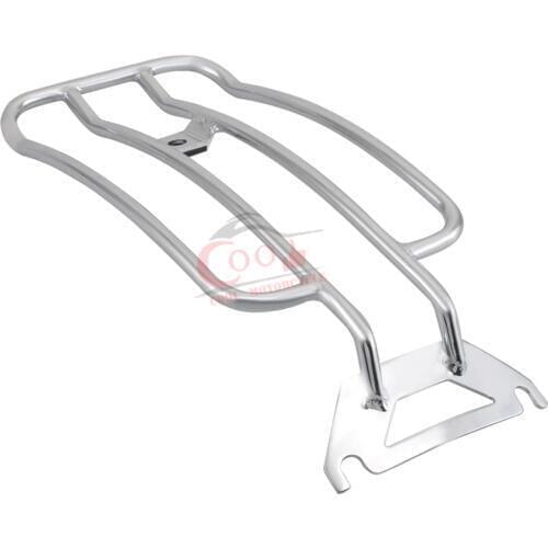 Motorcycle Chrome Rear Fender Solo Seat Luggage Rack For Harley Road King FLHR Electra Glide FLHTC 1998-2006