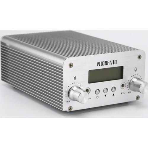 Free Shipping Hot Selling NIO-T6A 1W/6W Stereo PLL FM Mini Audio Signal Amplifier Transmitter for Cable TV