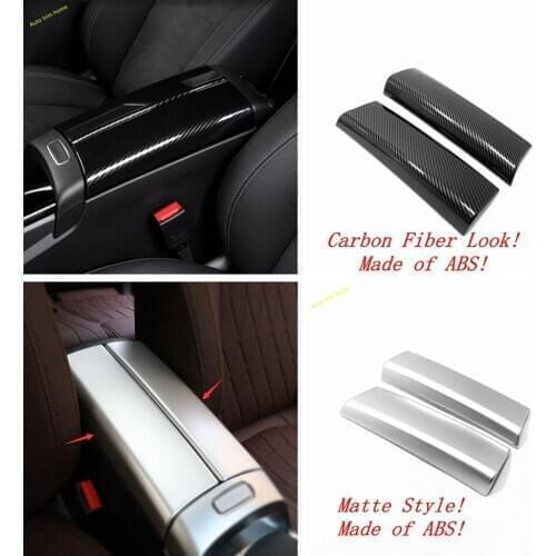 Lapetus Armrest Storage Box Decoration Panel Cover Trim Fit For Mercedes Benz A Class W177 A200 A220 2019 2020 Auto Accessories