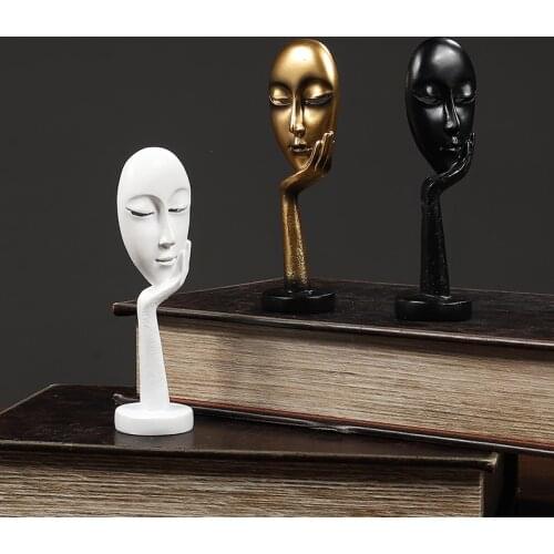 Room Decor Mini Figure Sculpture Resin Statue Handicraft Ornament Tabletop Ornament Festival Gift Decorative Sculptures For Home