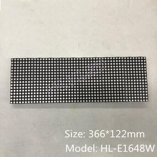 Φ5.0 LED dot matrix unit board 16*48 dot matrix emerald white dot matrix screen 7.62 module dot matrix unit board