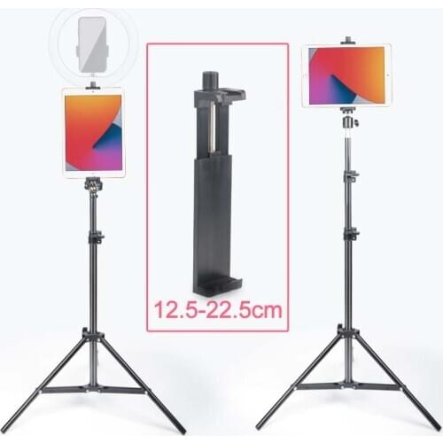Ipad Live Holder 1/4 Big Mobile Phone Tablet PC Computer Photography Light 12.5-22.5CM Hot Boots Floor-Video Filming