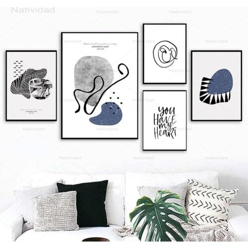 You Have My Heart Canvas Painting Hd Prints Nordic Style Pictures Home Wall Art Modular Minimalist Posters for Kids Room Decor