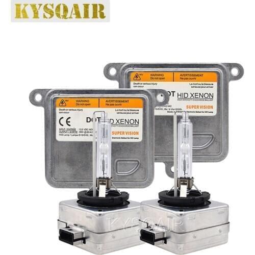 55W D3S HID Ballast Car Headlight Kit 4300K D1S D1R 6000K HID Bulb D3S 5000K 8000K Bulb Lamp AC 35W D1S D3S HID Bulb light Kit