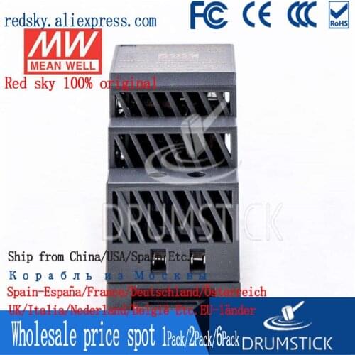 Nice MEAN WELL 2Pack HDR-30-24 24V 1.5A meanwell HDR-30 36W Single Output Industrial DIN Rail Power Supply