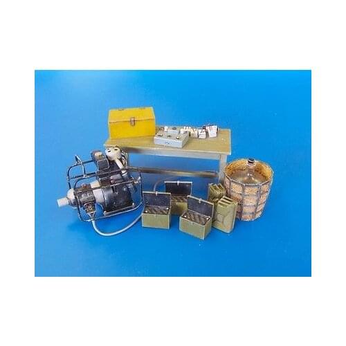 Scenario model German resin generator combination 1:35