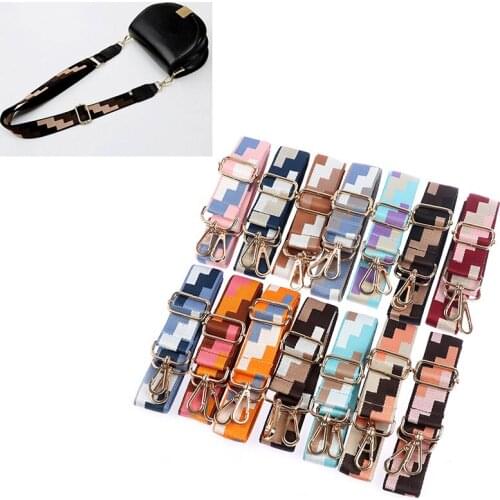 Fashion Rainbow Belt Bag Straps For Women Shoulder Messenger Bags Adjustable Strap Part For Accessories Obag Handle Corssbody