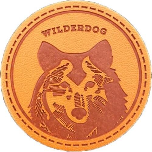 PU Imitation Sewn Leather Label Jeans Patches Tags Voltage Trademark Leather Brand Logo Custom Clothing Shoes Hats Accessories