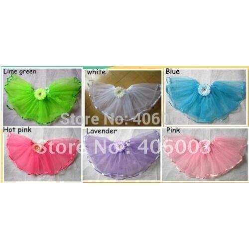 New free shippingwholesale flower baby girls ballet tutu skirt by ems
