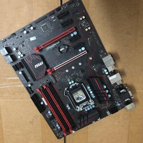 Original motherboard for MSI Z270 GAMING PLUS DDR4 LGA 1151 USB2.0 USB3.1 64GB for 7500 7700K 14nm CPU Z270 Desktop motherboard