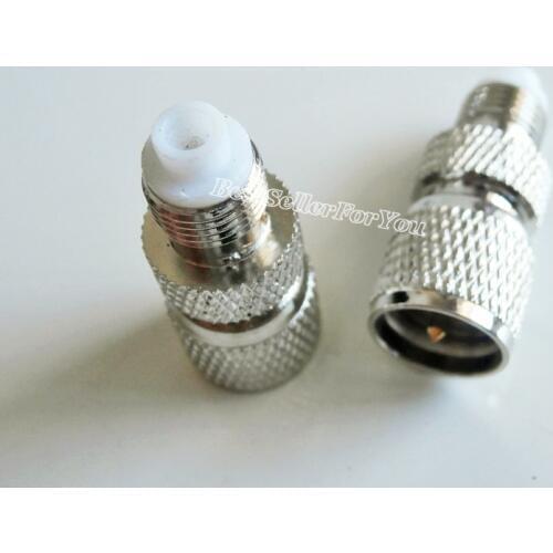 1Pcs Mini UHF Connector MiniUHF Male Plug To FME Female RF Adapter Connector Converter