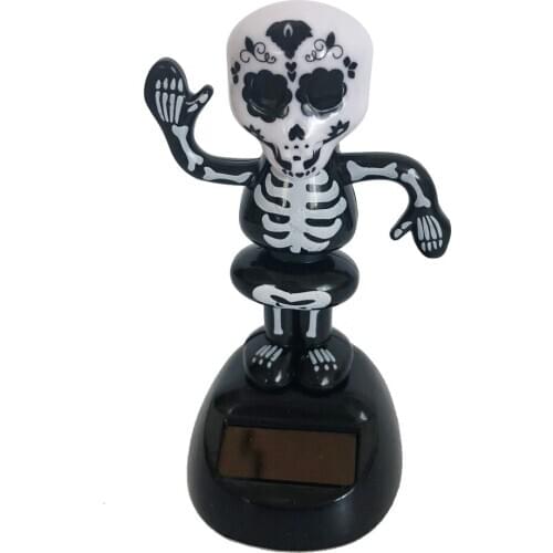 Various Halloween Solar Powered Car Dancing Swinging Bobble Model Doll Car