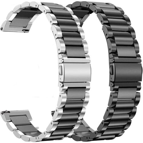 20MM Stainless Steel Straps For Xiaomi Huami Amazfit Bip/Bip S 1S/Lite Smart Watch Band Replace Strap For Amazfit GTS/GTS 2