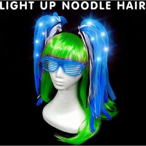 Halloween most hot style light-emitting braid network administrator flash head hoop Light head band network administrator