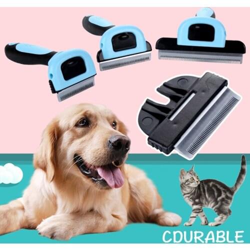 Combs Dog Hair Remover Cat Brush Grooming Tools Pet Trimmer Comb Grooming Dematting Deshedding Blade for Matted Long Fur