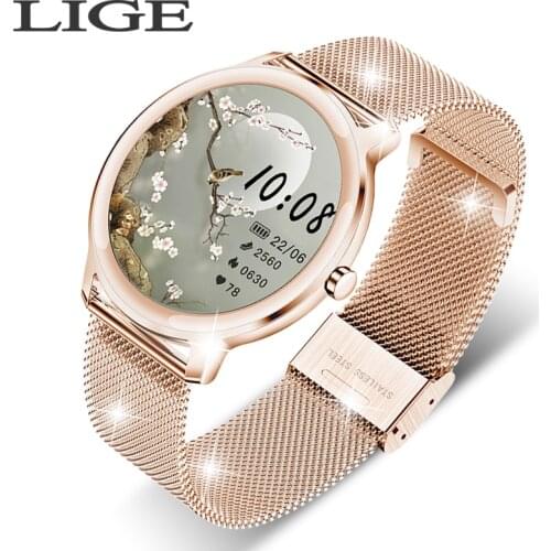 LIGE 2020 New Smart Watch Women men Activity tracker Heart Rate Blood Pressure Monitor Waterproof Ladies Smartwatch For xiaomi