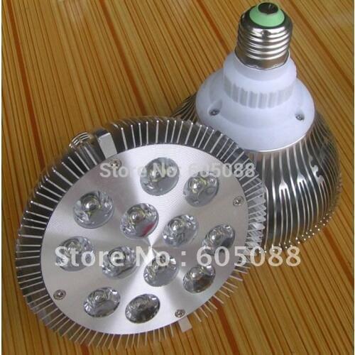 E27 12w led par38 spotlight bulb 12x1w Epistar chips white led energy saving lamp AC85-265v 1200lm 6pcs/lot DHL free shipping