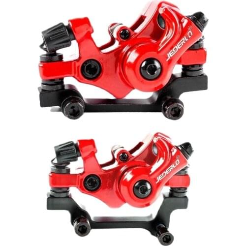 Bike disc brake F-160/R-140 F-180/R-160 mm Diagonal hole 44mm Mechanical brake bicycle brake Aluminum alloy Bicycle Accessories