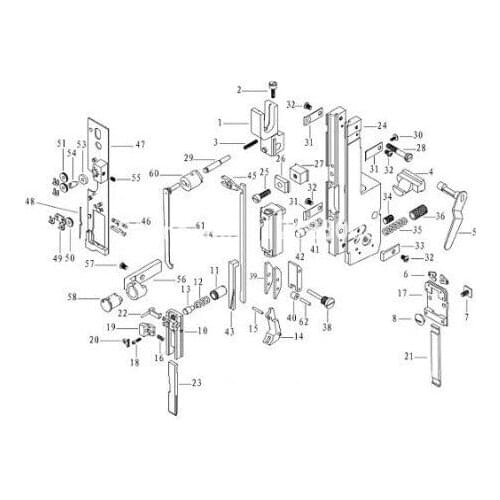 M2000 Stitching Head Spare Parts For M2000 Stapling Machine