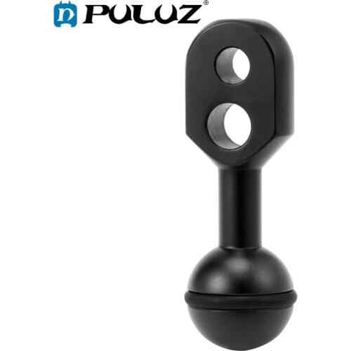 PULUZ 1 Inch Ball To Ys Head Clip Arm For Action Video Camera Light Diving Underwater Ball Head Clamp Adapter Mount Accessories